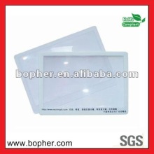 creative pvc card magnifier