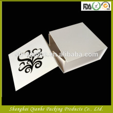 Fashion luxury laser cut paper packaging foldable box