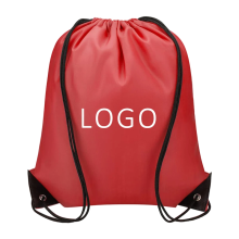 Custom Logo Waterproof Nylon Gym Drawstring Backpacks