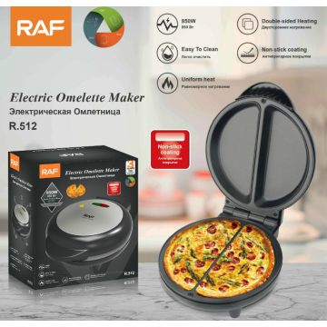 Maker d&#39;omelette électrique 850W Pizza Maker