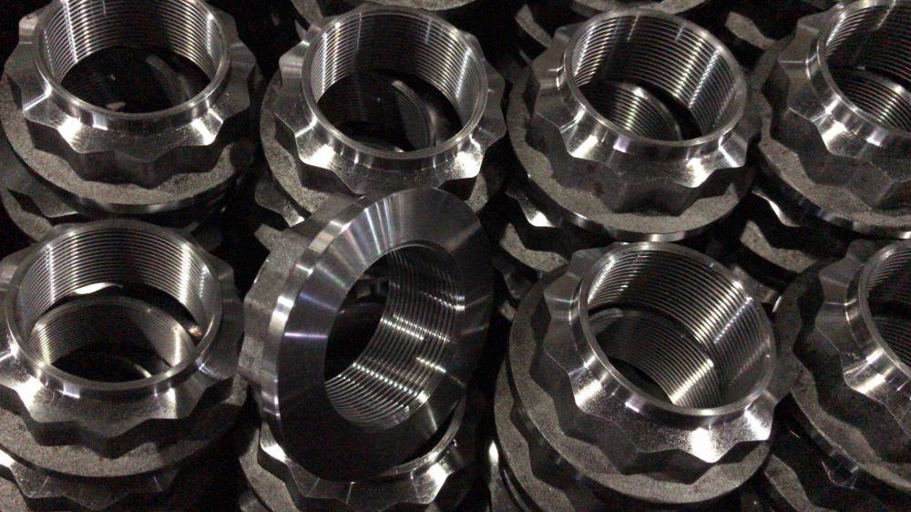 Cnc Machining Hardware Union Fitting Elbow Nipple