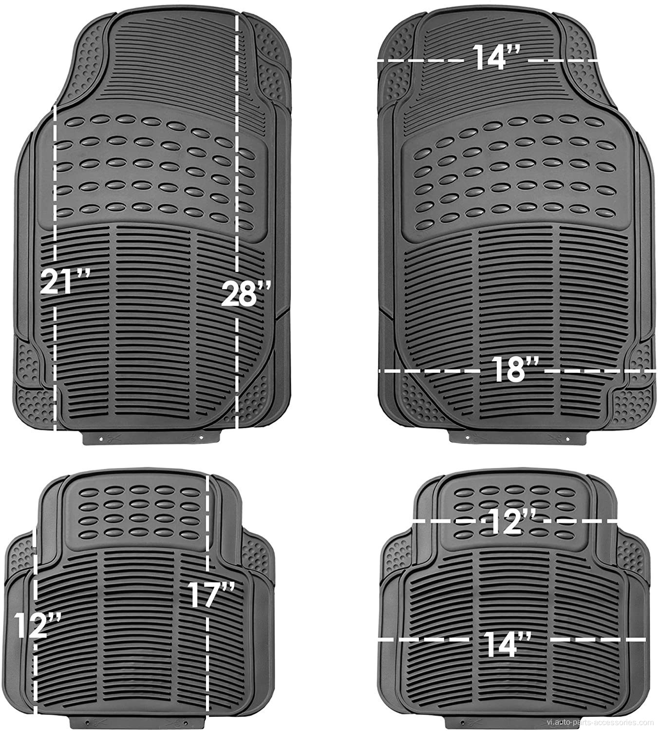 Cao su nặng pvc thảm xe