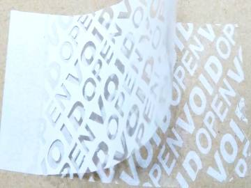 Void label raw material