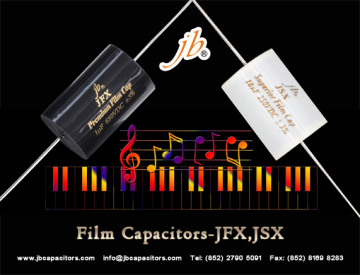 jb Strong Series Axial MKP Capacitors for High end Audio Equipments