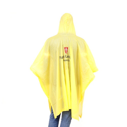 Poncho de chuva em PVC promovido