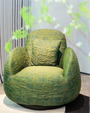Swivel Bliss: Unique Camouflage Cone Chair
