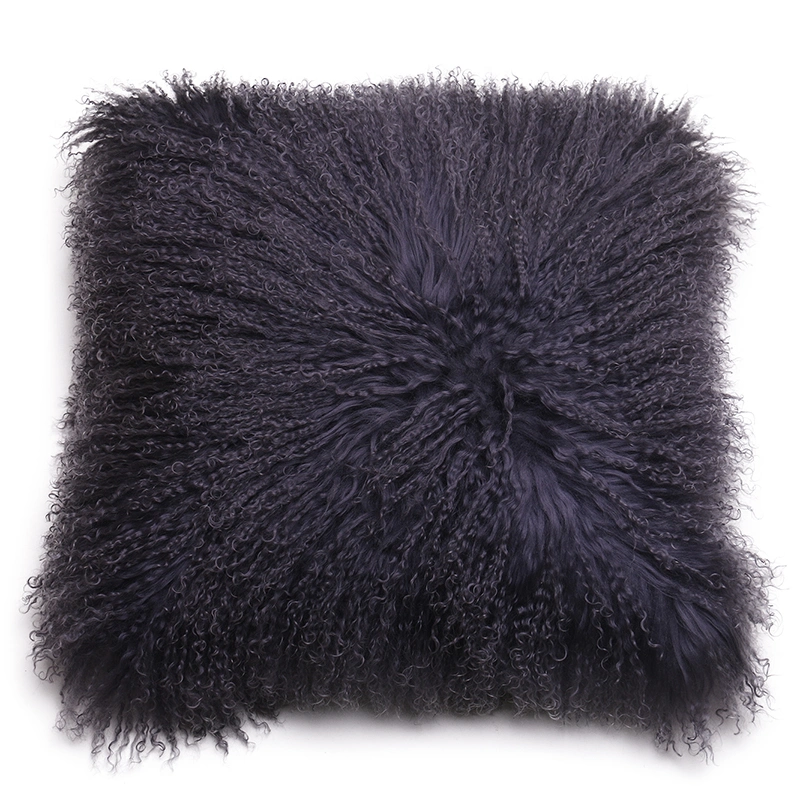 Square Sheepskin Pillow Case