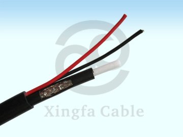 RG59+2*0.5 Composite Coaxial Cable For Elevators