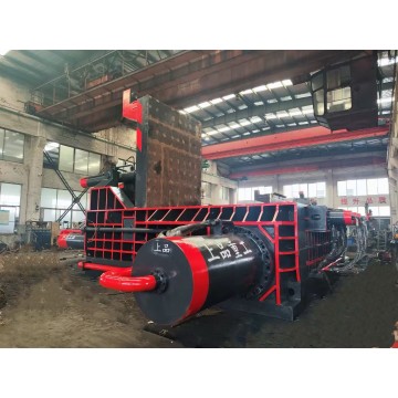 Enfardadeira metálica hidráulica compacta com compressão poderosa
