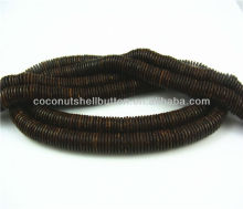 D12mm*T2mm Islamic coco wood prayer beads; loose beads
