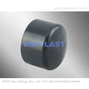 PVC PIPE FITTING CAP DIN PN16