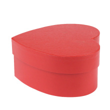 Red Paperboard Heart Shape Cosmetic Rigid Gift Box