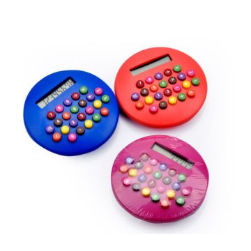 8 Digits Hamburger Shape Calculator with Colorful Button