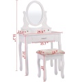 Modern furniture 1 mirror plywood dressing table designs