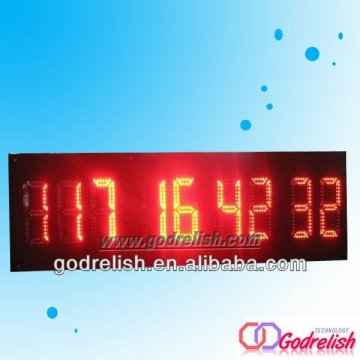 outdoor led countdown clock