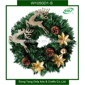 Decorated Artificial Christmas Wreath