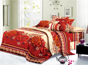 New Digital Printed Polyester Cotton Floral Bedding Covers