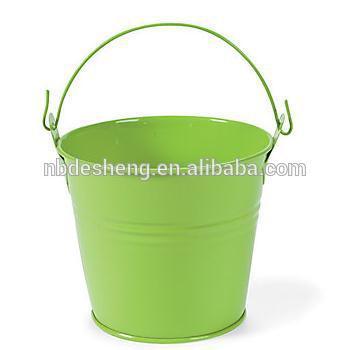 Mini Lime Green Pails with Handles