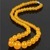 18 inches 6-14mm round yellow Jade necklace