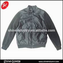 Spring Lingge leather black women's coat coat