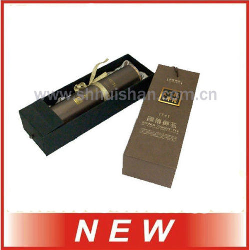 Paper Packaging Wine Box With Hot Stamping, Matte Lamination