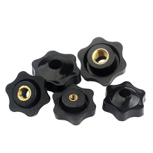 Black Thumb Nuts Clamping Knob Manual Nuts