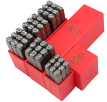 Hot Sale YC Brand 9PCS Number Punch Set & 27PCS Letter Steel Punch Set - Good Quality