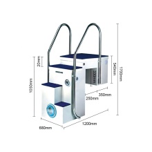 Integrative Wall Hung Pipeless Swimming Pool Water Filter System