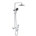 Surface Mounted Thermostatic Shower System With Handheld