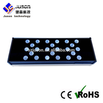 With CE &RoHS AQL-3S-250W Dimmable LED Aquarium Light adjust the brightness from 0%-100%