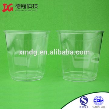 Disposable plastic cup for jelly
