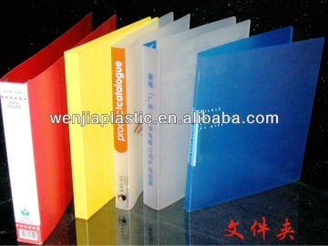 plastic data binder diplay book
