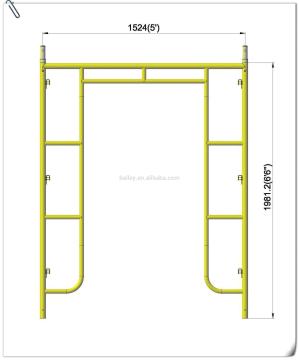 Standard Scaffolding Frame/Frame Type Scaffolding