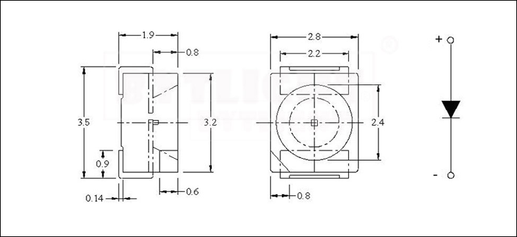 3528 SMD IR LED