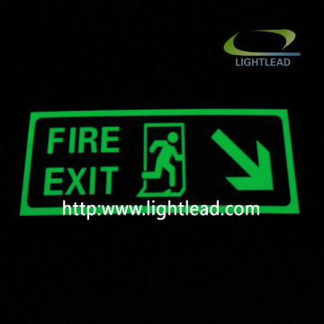 Long after plastic traffic signs, glowing plastic traffic signs