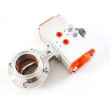 Quick installation pneumatic butterfly valve