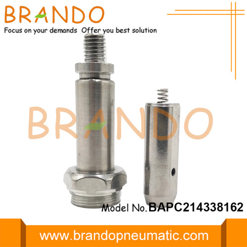 M20 14.3mm OD Perakitan Plunger Solenoid Stainless Steel