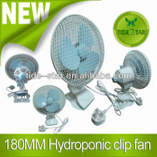 8inch table clip on fan for Hydroponic grow room ventilation