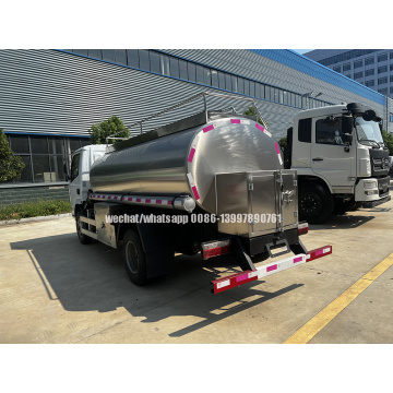 DONGFENG 4X2 6000L Caminhão de transporte de leite