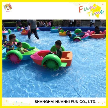 2015 hot sale commercial kids paddle boat price/ handing paddle boats factory