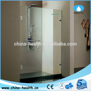 frameless folding glass shower doors