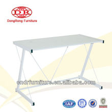 white glass top computer desk