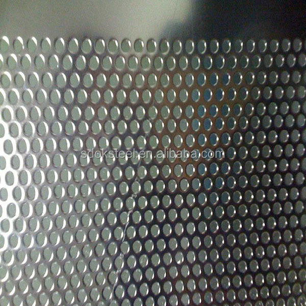 4mm 6mm 8mm 301 304 316l perforated stainless steel sheet