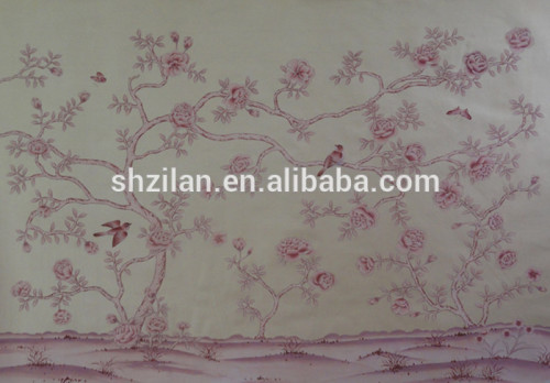 Gold Silk Wallpaper/Wallcoverings