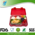 Nieuwe Plastic Lunch Boxes 4-compartiment Bento Lunch Box Containers Set voor Kids Volwassenen, Custom Container Factory Wholesale