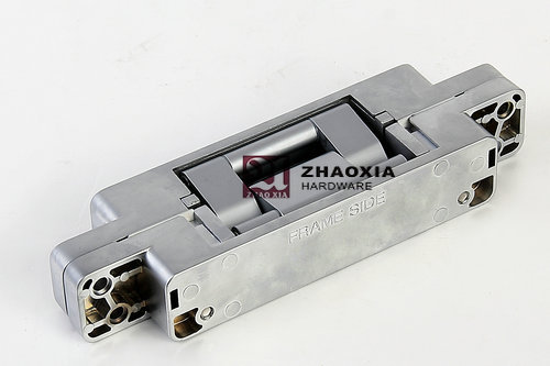 Furniture hardware silver finishing door hinge special zinc alloy 3d adjustable concealed hinge