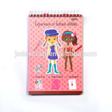 2015 hot sell DIY fashion stencil sketch portfolio for kids