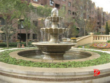 Outdoor granite big water fountains