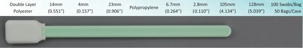 Polyester Cleanroom Dust Free Swabs for Electronic Components