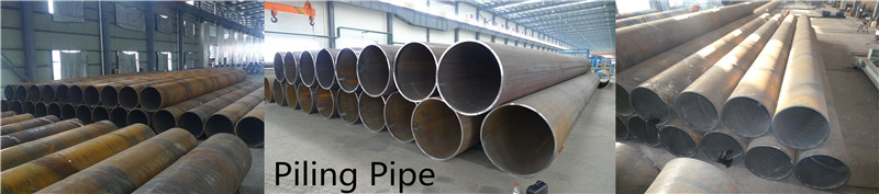 Custom steel piling pipe price